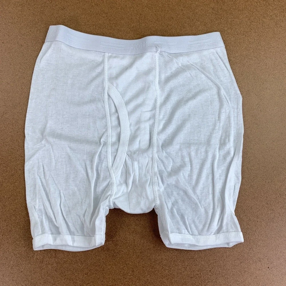 Picopi Mens Size Small 28-30 White Boxer Briefs